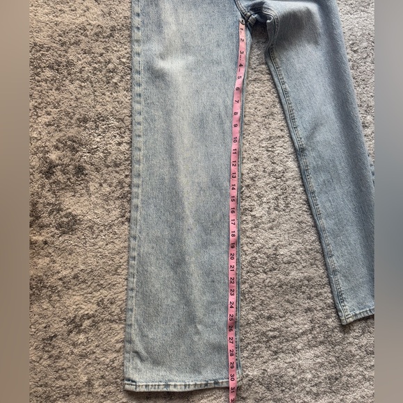 H&M high-rise wide leg stretchy washed jeans EUR 38 / US 6 - will fit S/M! - Picture 8 of 8